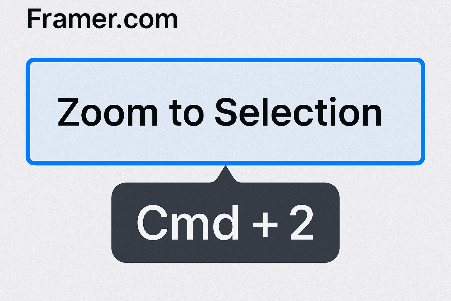 zoom to selection
