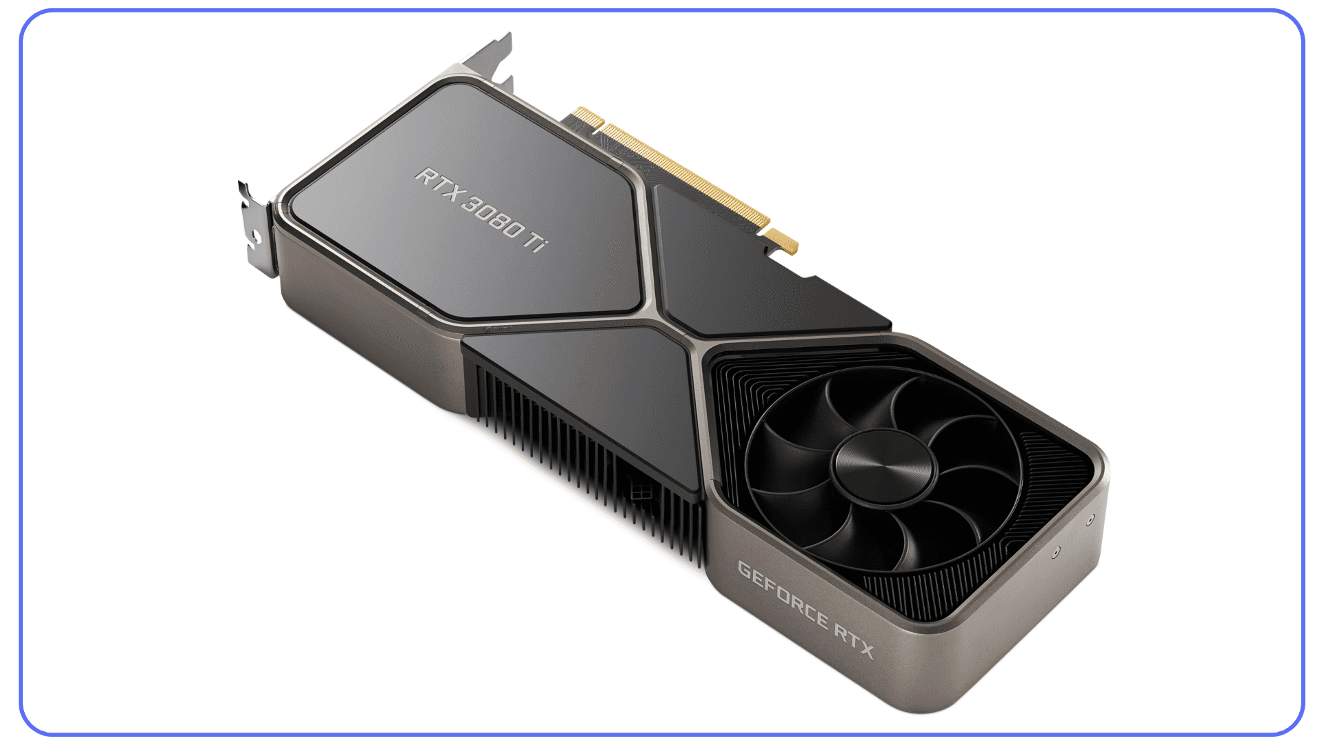 NVIDIA GeForce RTX 3080 Ti graphics card for high-performance video editing and motion graphics