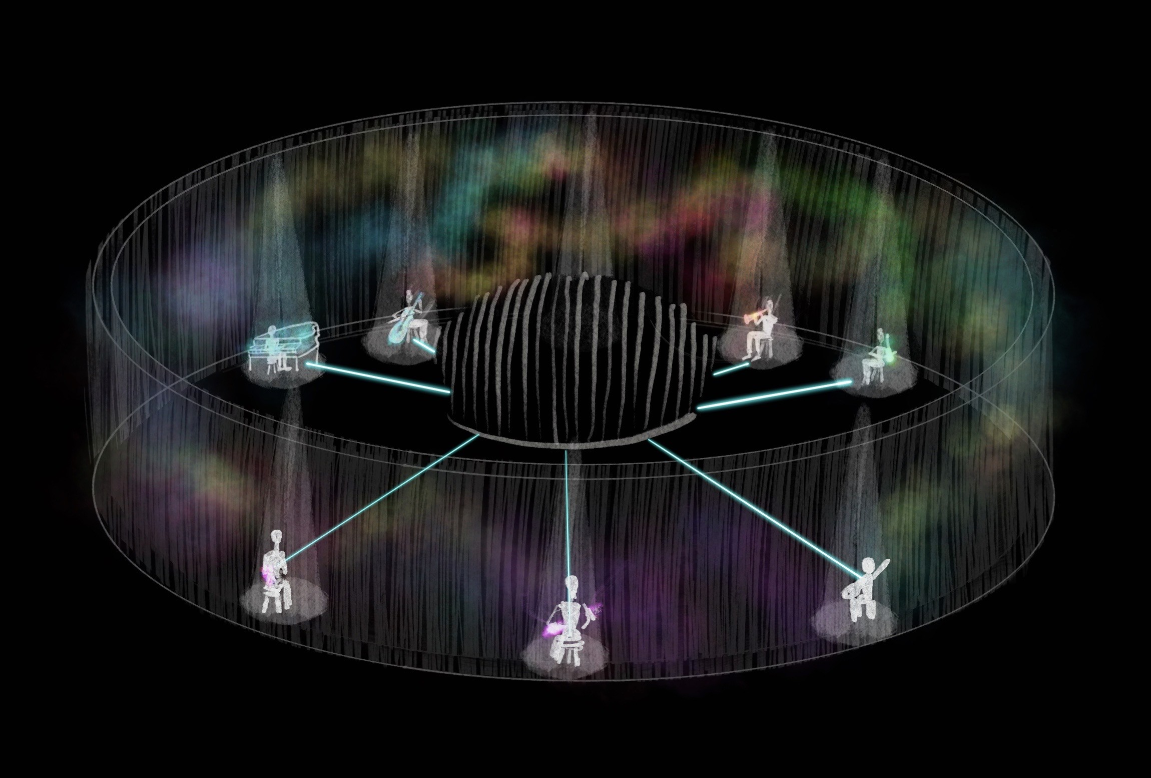 Immersive art installation for BMW by RenaiXance.