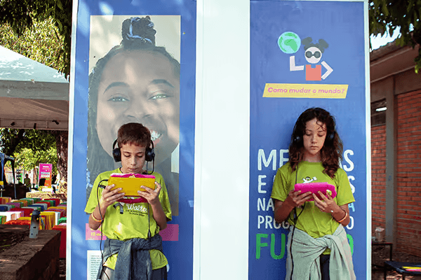 Estação 'Mude o Mundo LAB'.