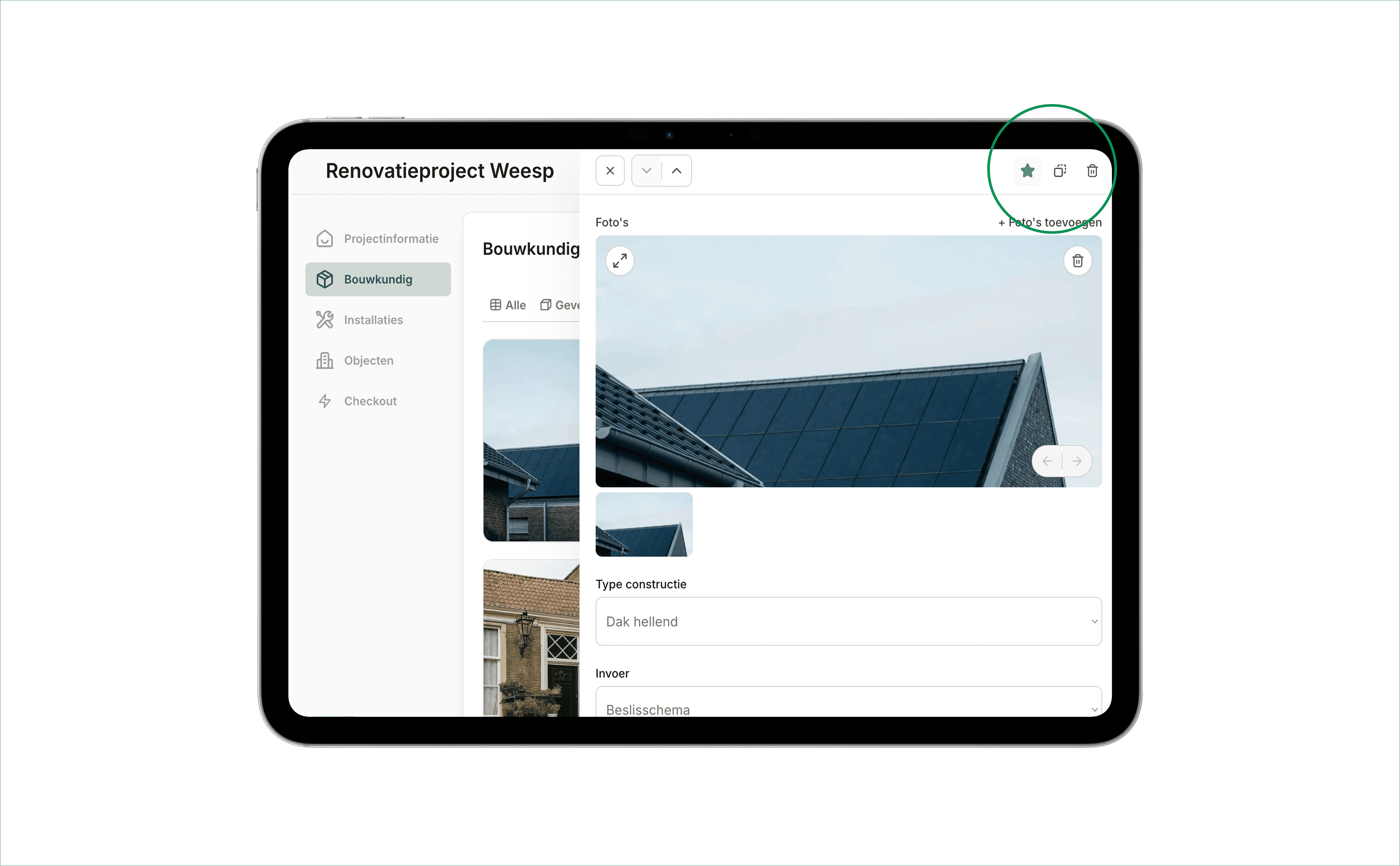 Eigen bouwkundige bibliotheek in Label-wise
