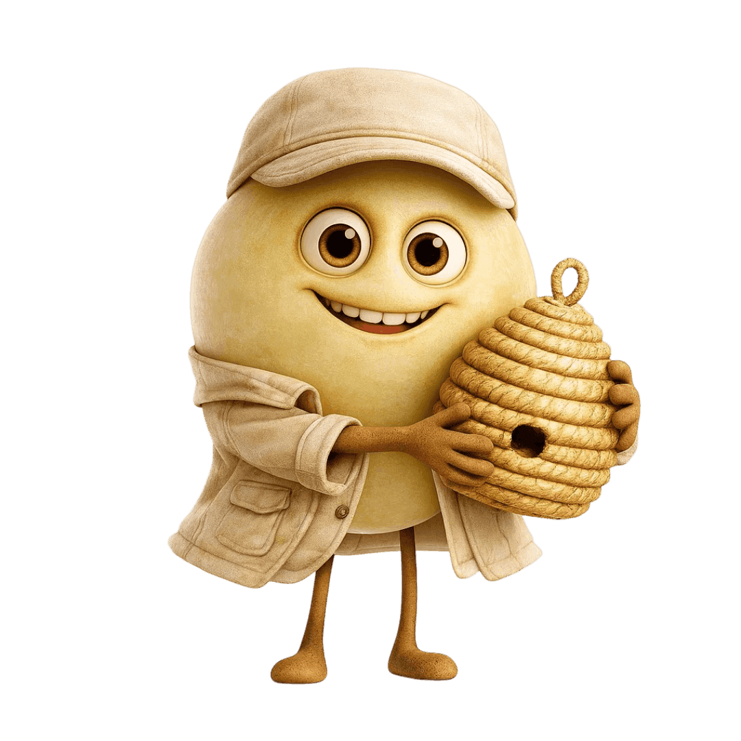 Malvasía grape berry illustration for wine education.