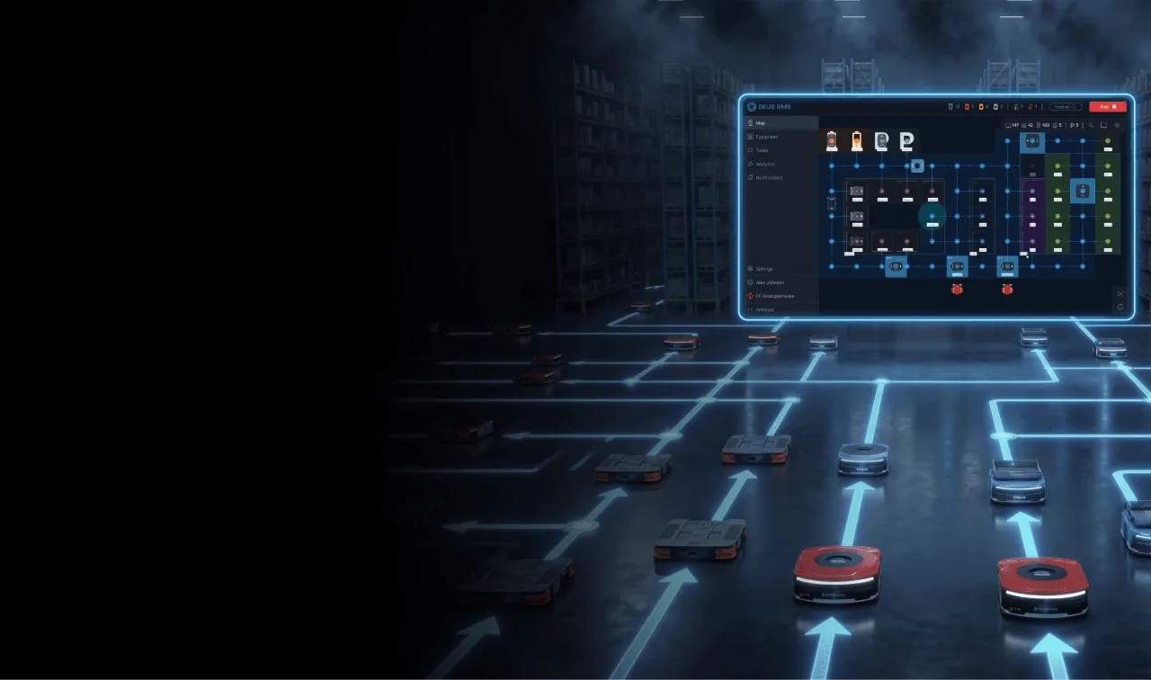 A dark room with a lot of lights and a lot of monitors