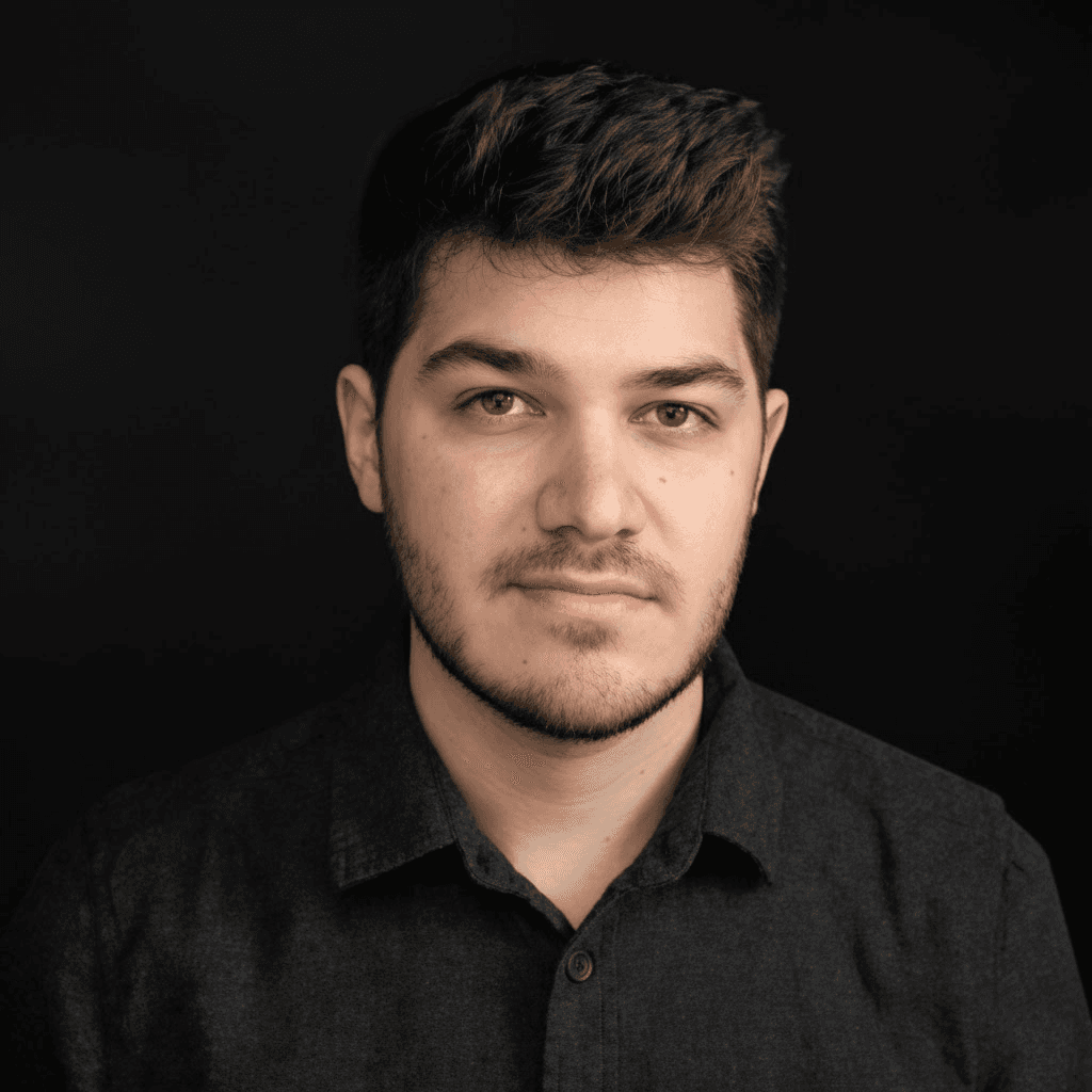 Portrait of portfolio creator – front view