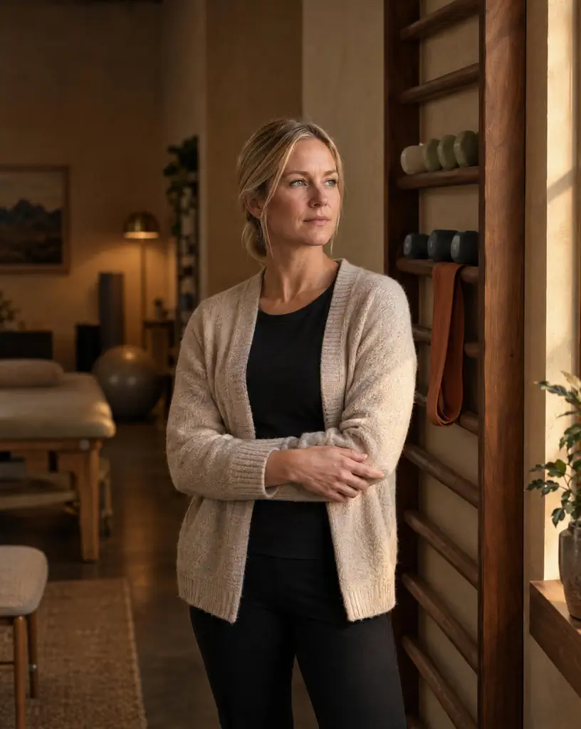Portrait of Sofia Lindqvist, physical therapist