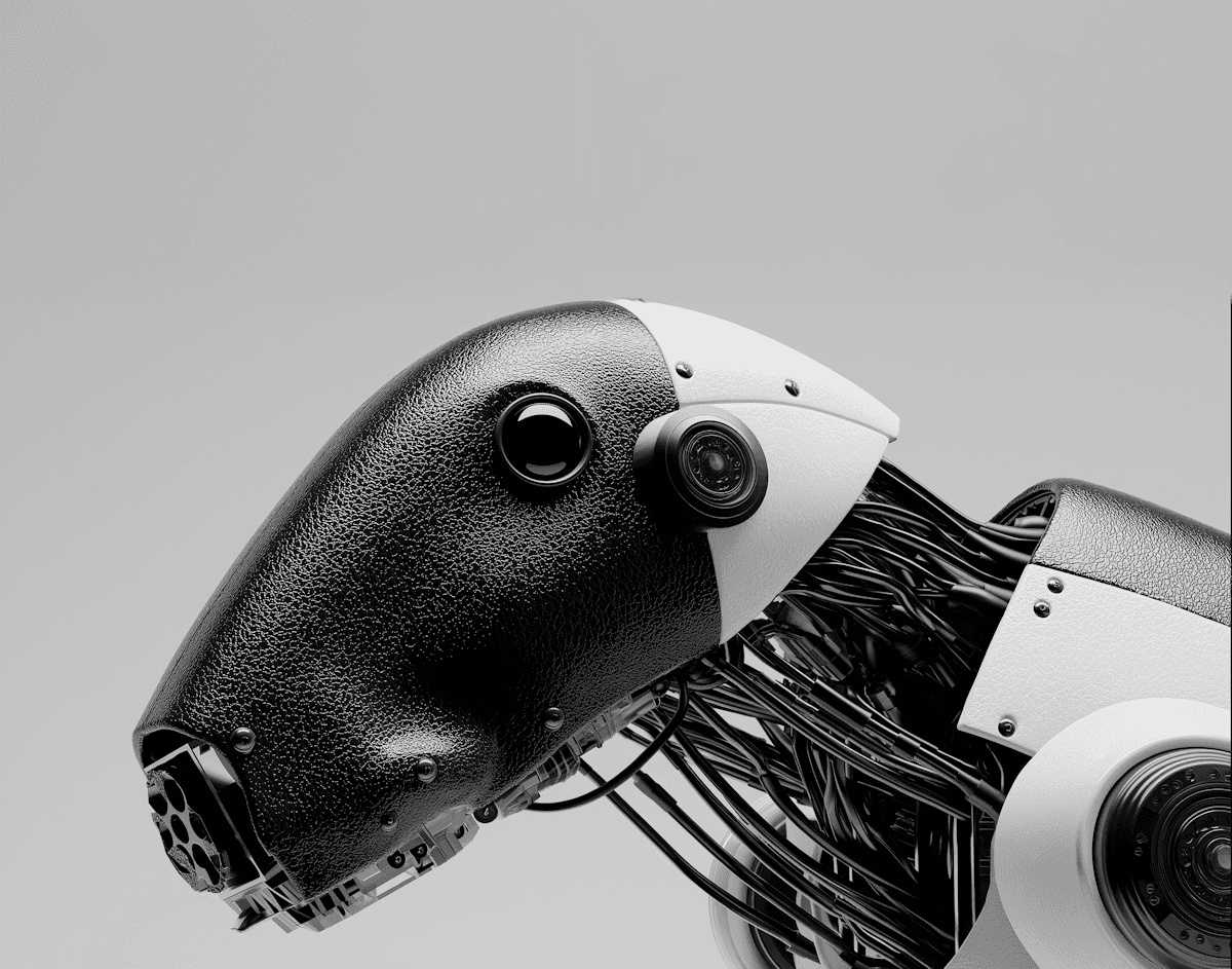 Robotic Animal Head Close