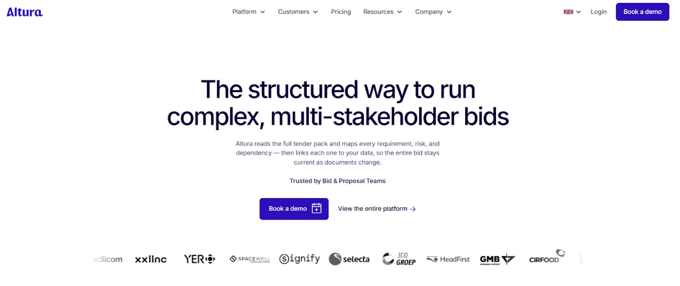 Altura: Best for Companies With Mature Bid/No-Bid Processes