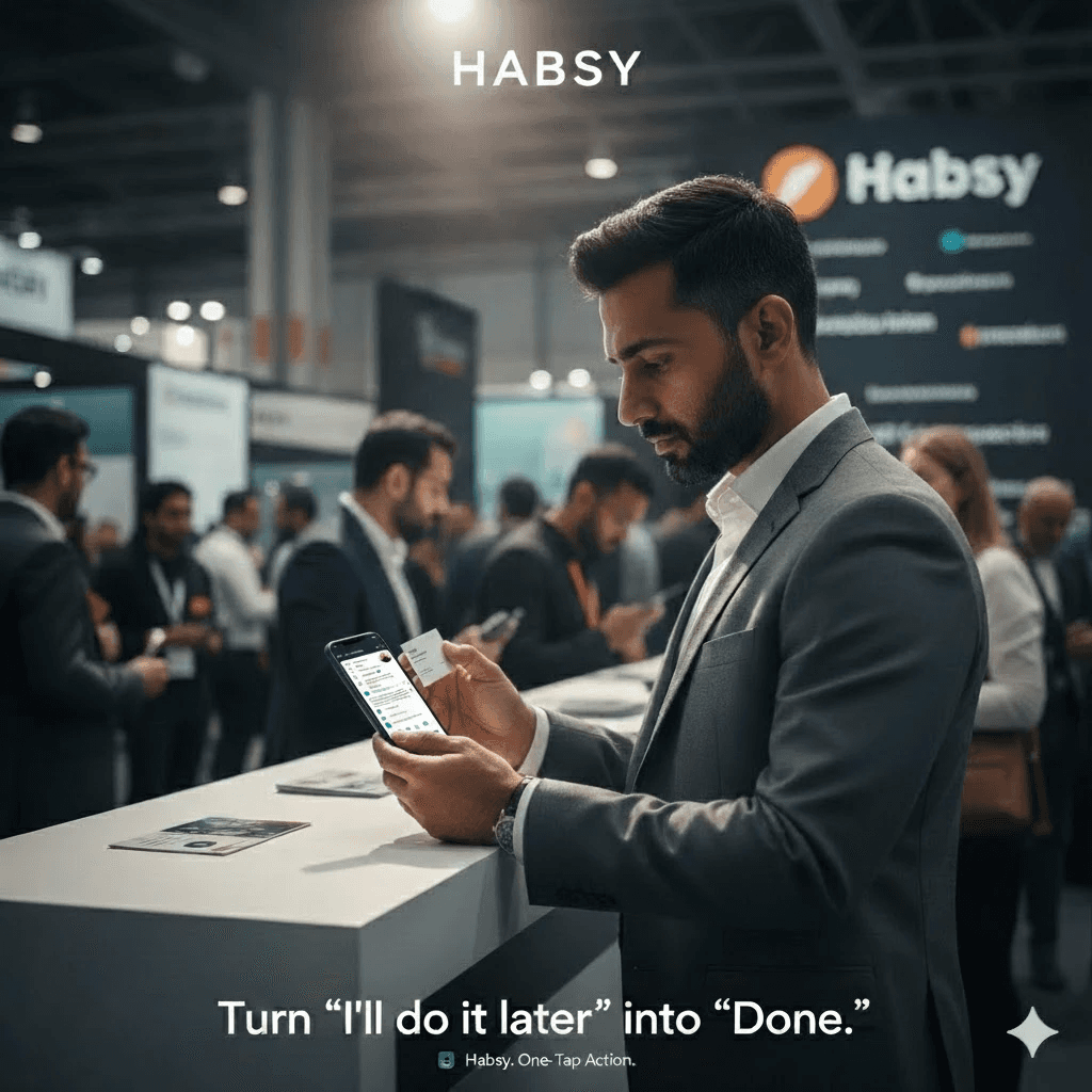Recordatorio de Tarjeta de Presentación Habsy