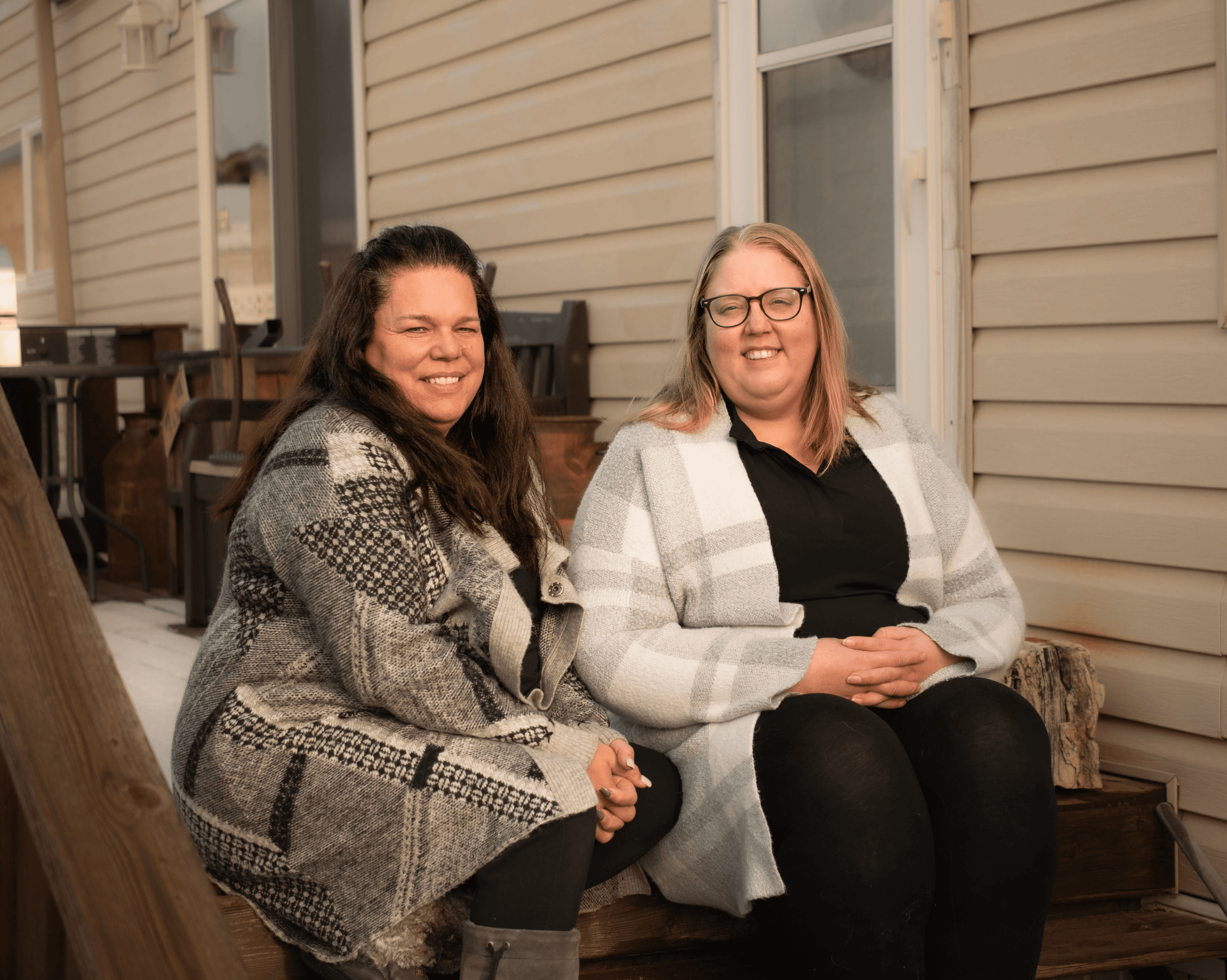 Orchid Rain owners, Candace and Mandy.