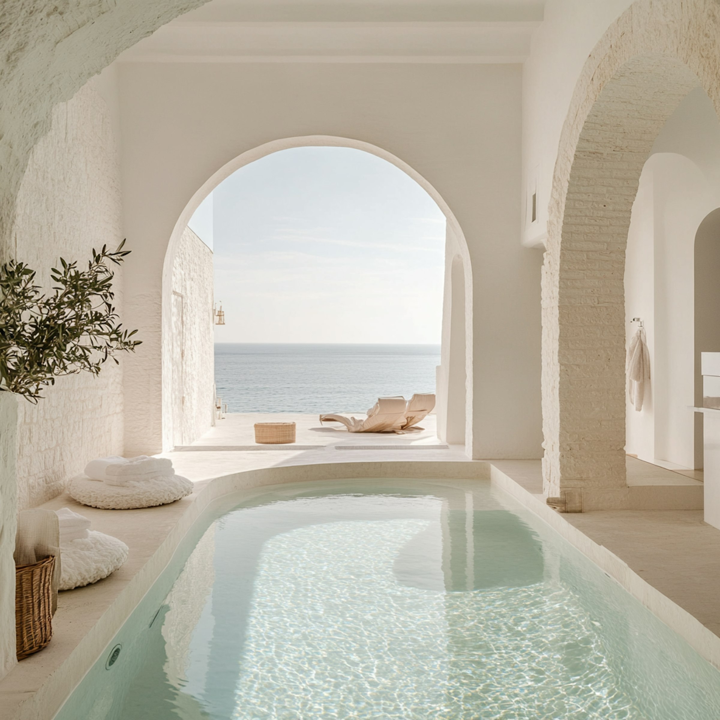 Site web immersif de l’hôtel Sable & Ciel, mettant en avant une expérience unique entre mer et architecture méditerranéenne.
