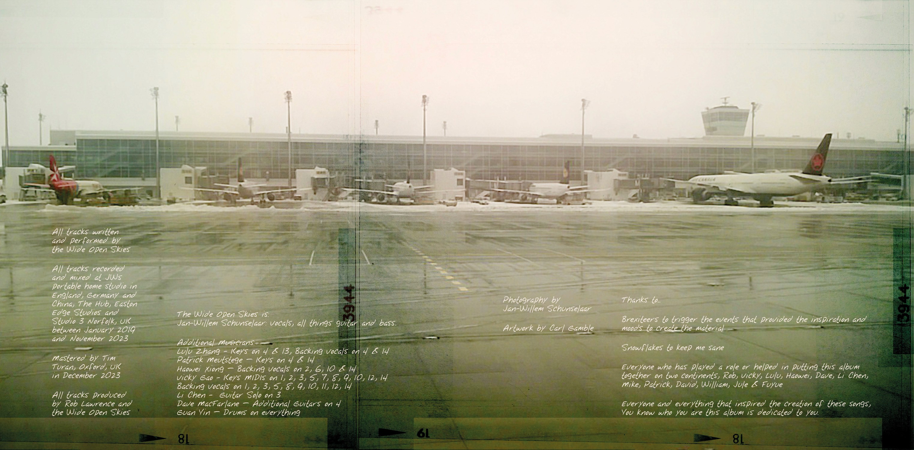 Wide Open Skies album cover design