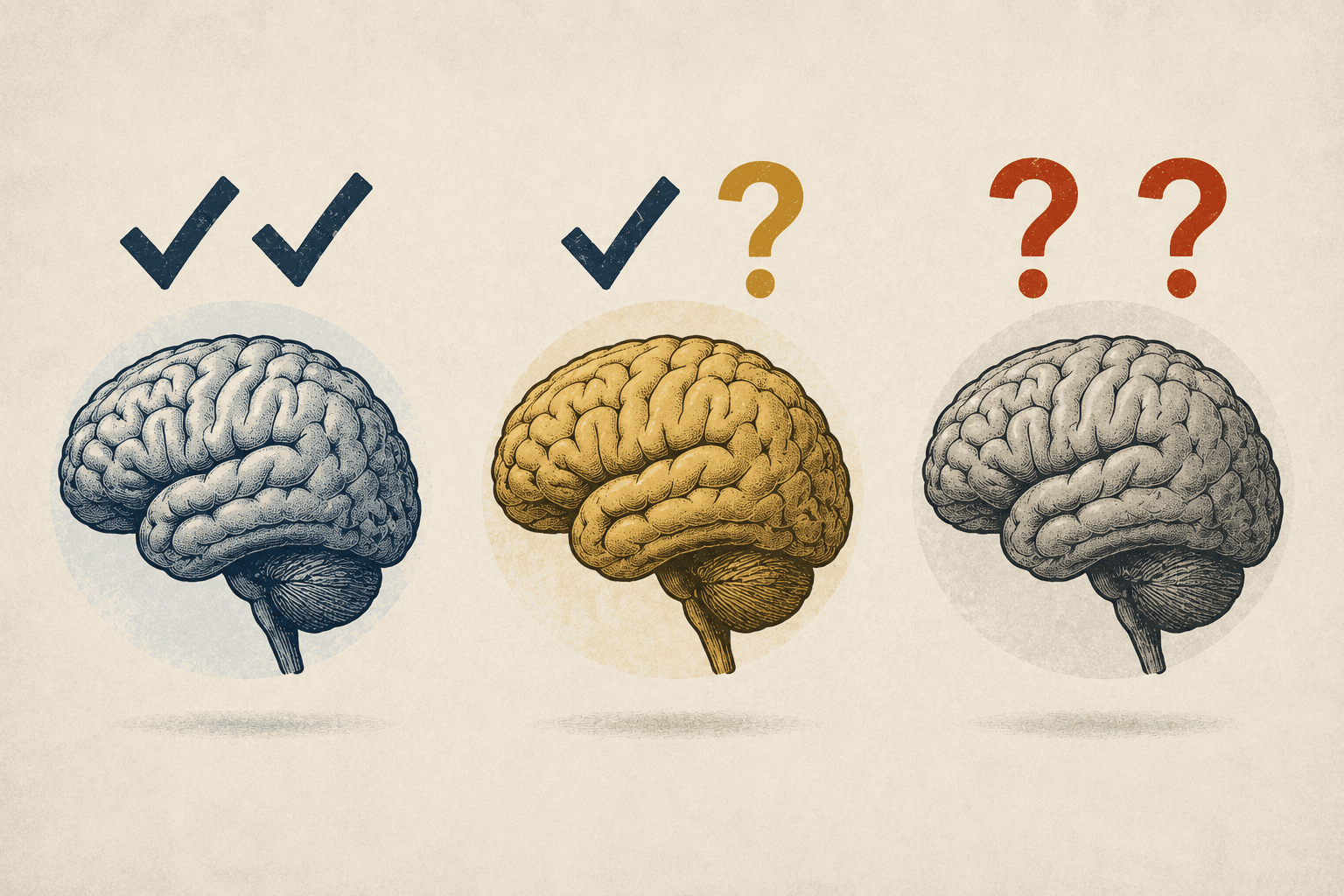 Brains with known-knowns and known-unknowns