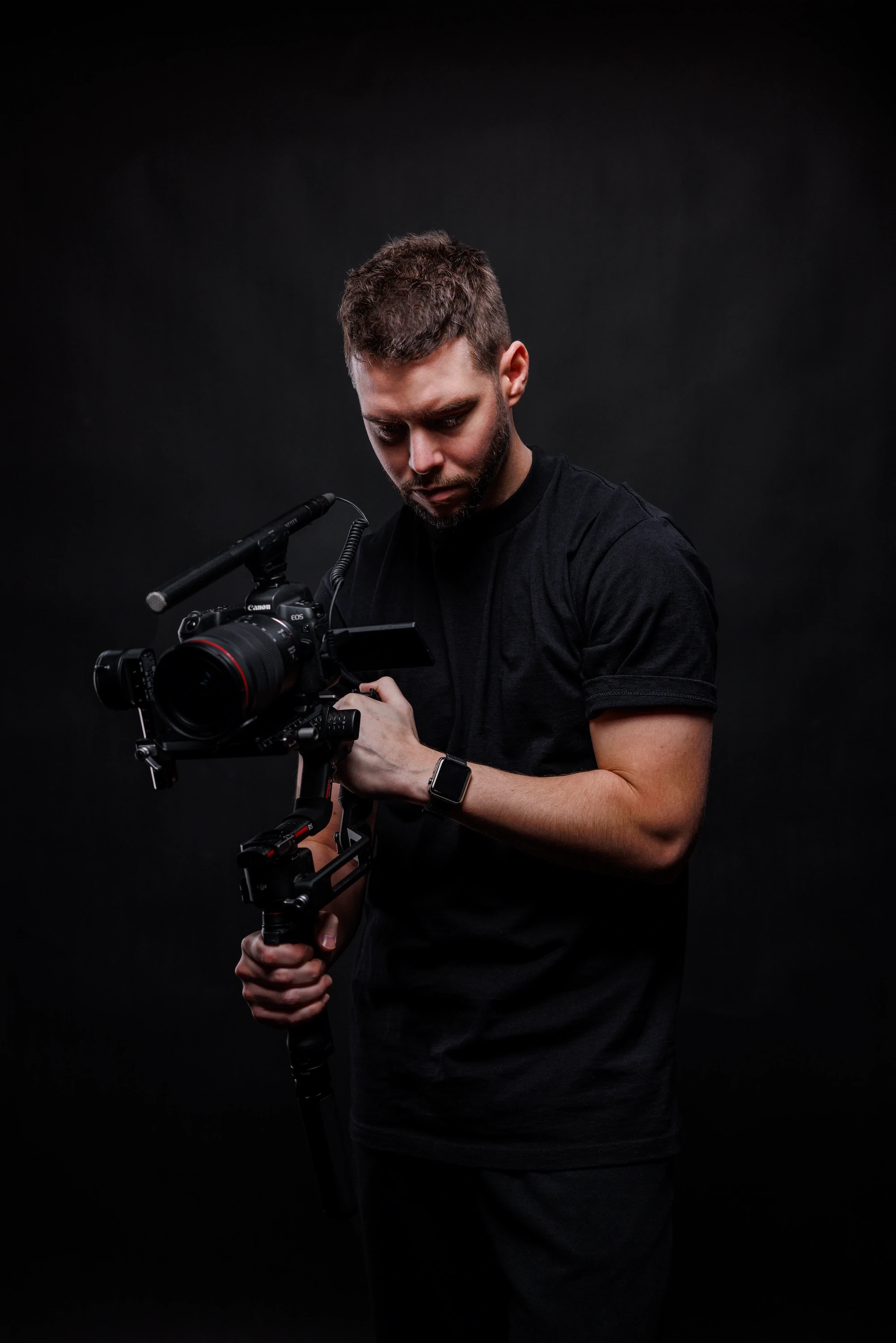 Michael Carter profile with a dynamic light