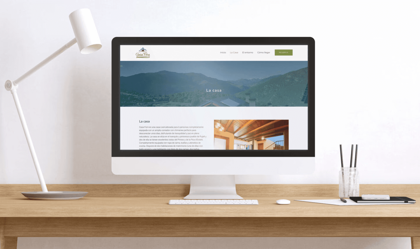 The screens inside a car