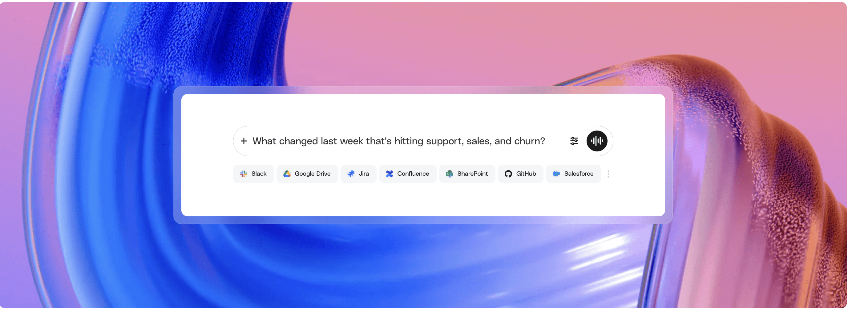 Glean can work with Slack, Jira, Confluence, and more