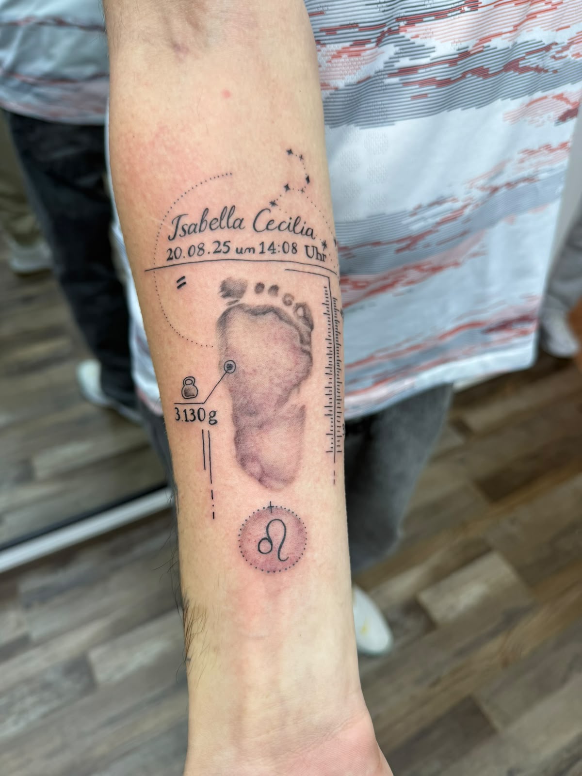 Custom Tattoo Beispiel – Blackline V1 Passau