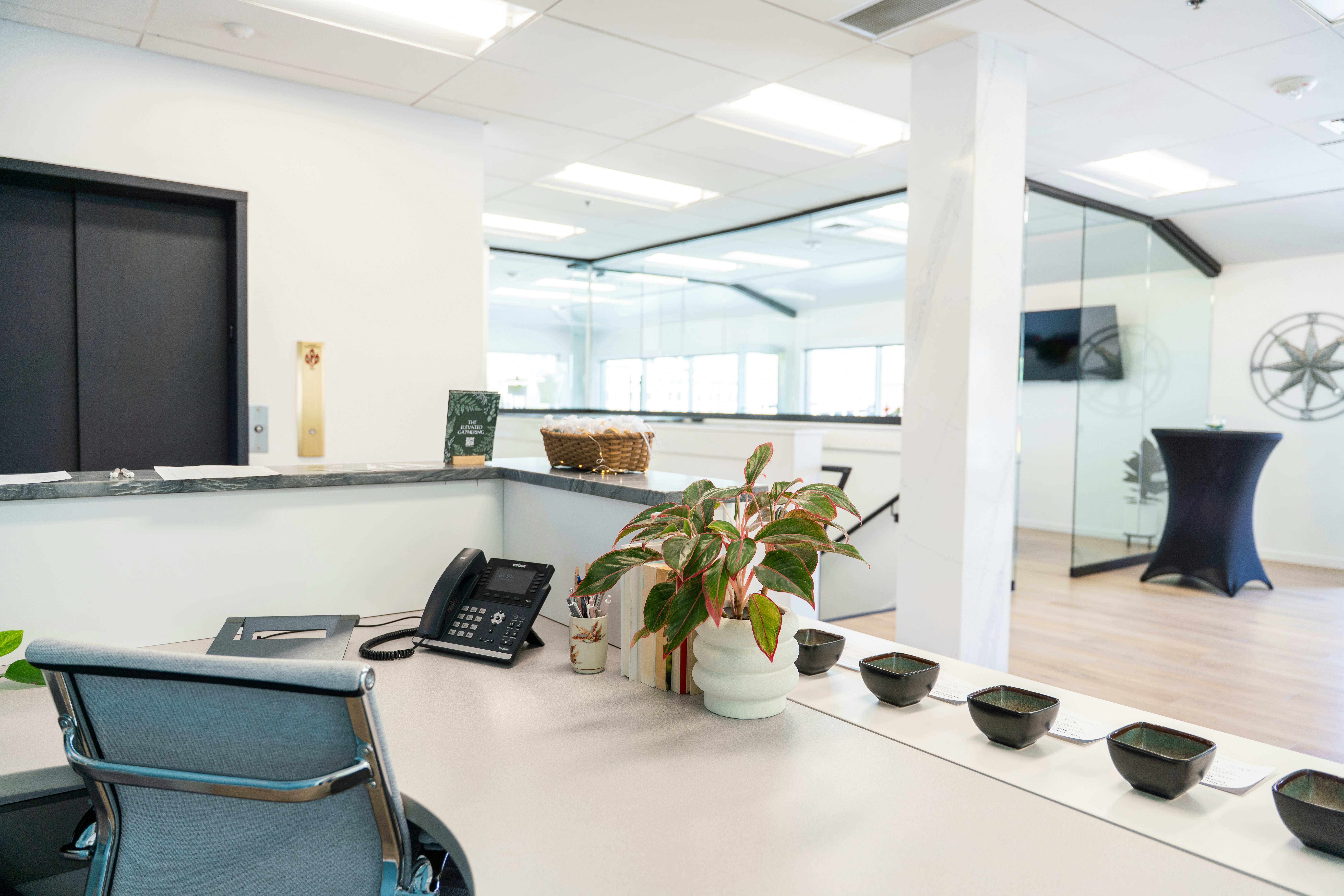 reception desk after hours