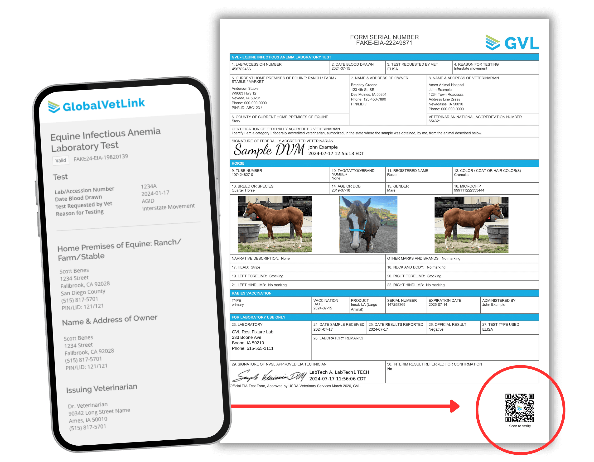 SmartCert EIA and info on cell phone