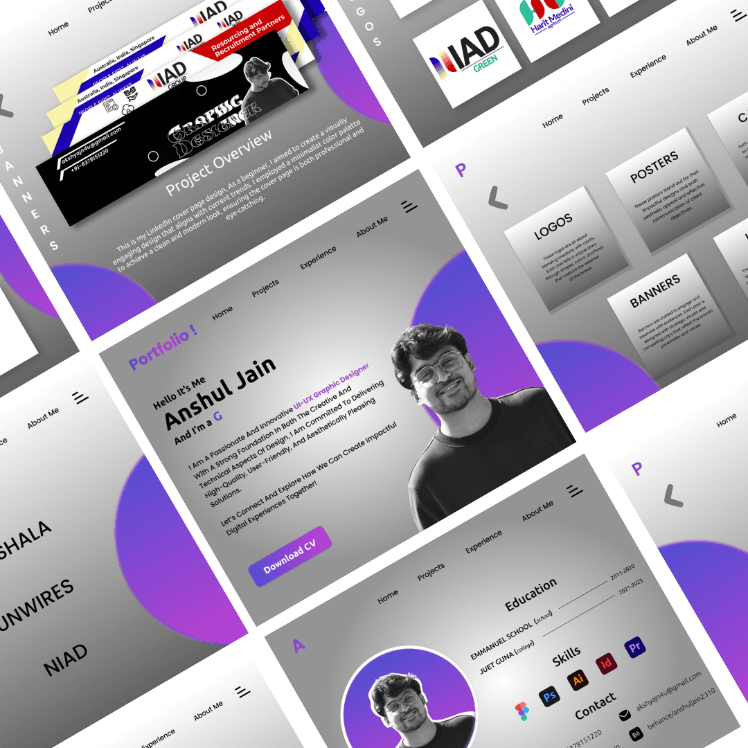 Project showcase laptop mockup