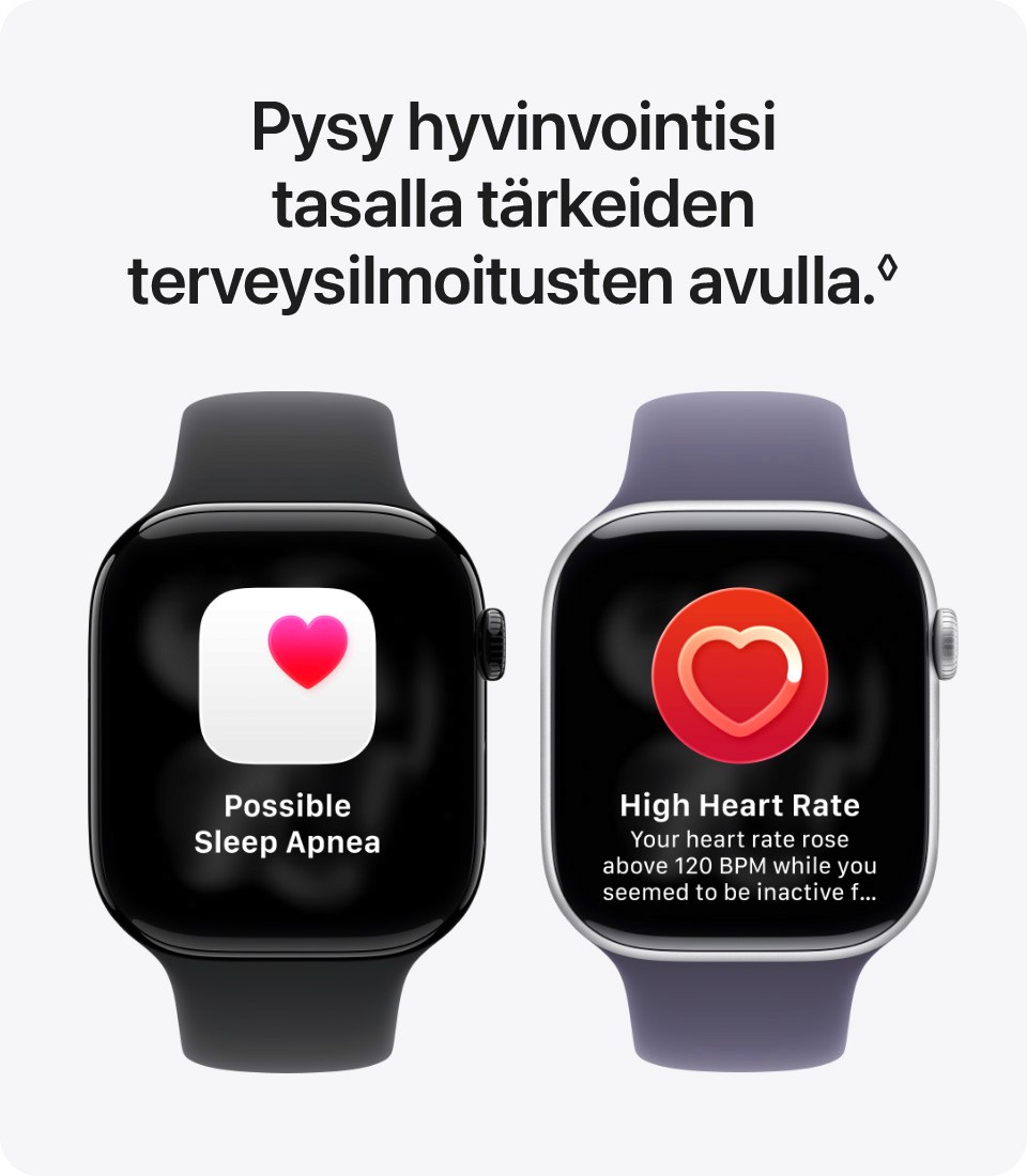 Apple Watch hyvinvointisi tasalla