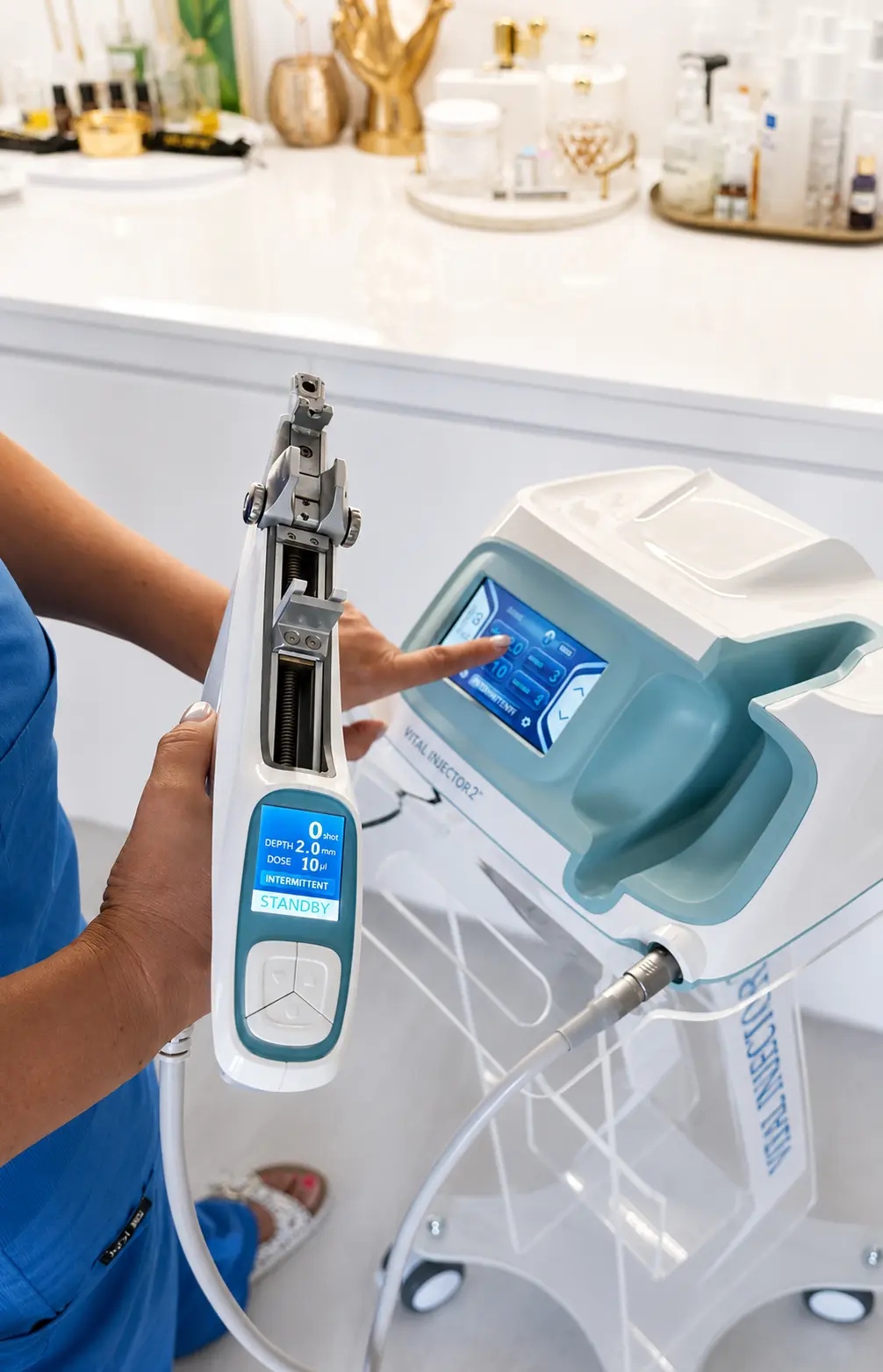 Belleza Beauty Rzeszów — specjalistka obsługująca urządzenie Vital Injector 2