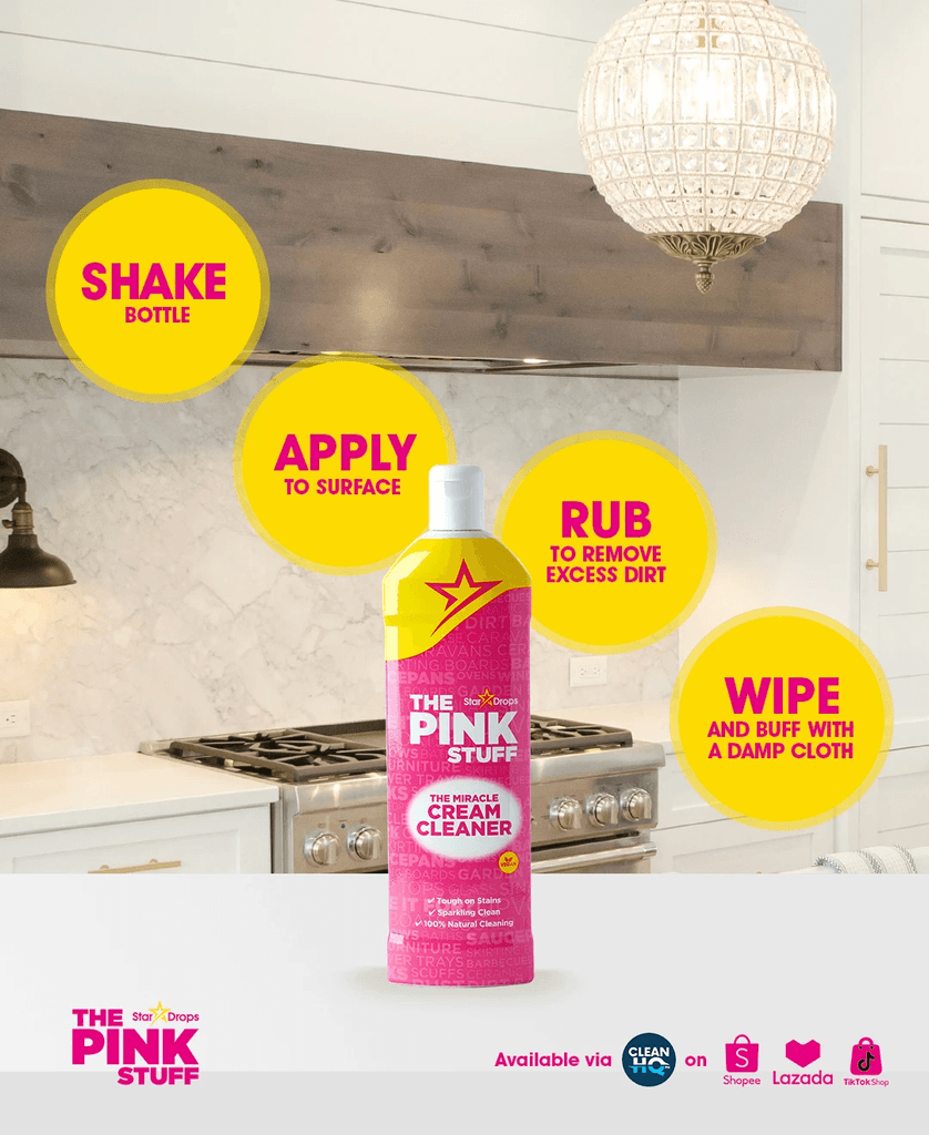 Social media design for The Pink Stuff