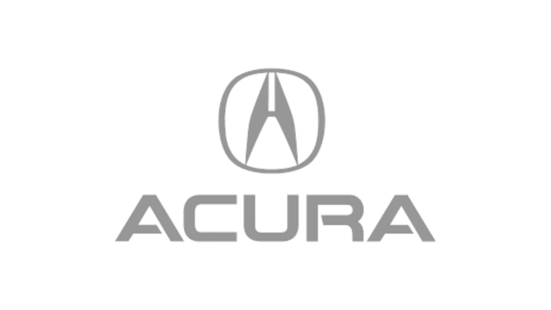 The image features the Acura logo prominently displayed against a blue background, showcasing the brand's stylized "A" emblem above the text "ACURA" in a sleek, modern font.
