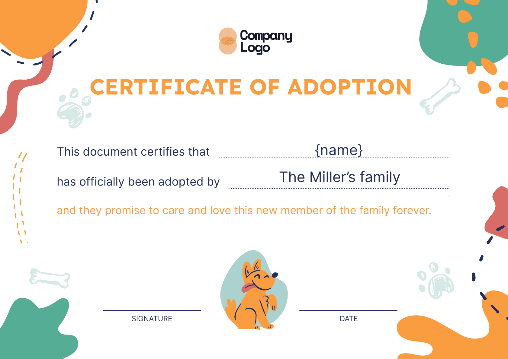 Wauld - Professional and attractive green recognition badge template