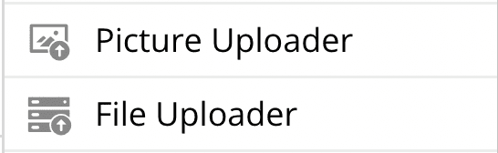 Picture uploader et file uploader