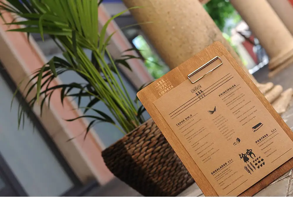 La libreta menu