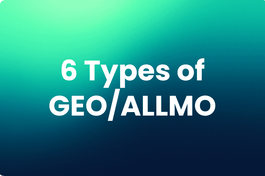 6 Types of AI Search Optimization