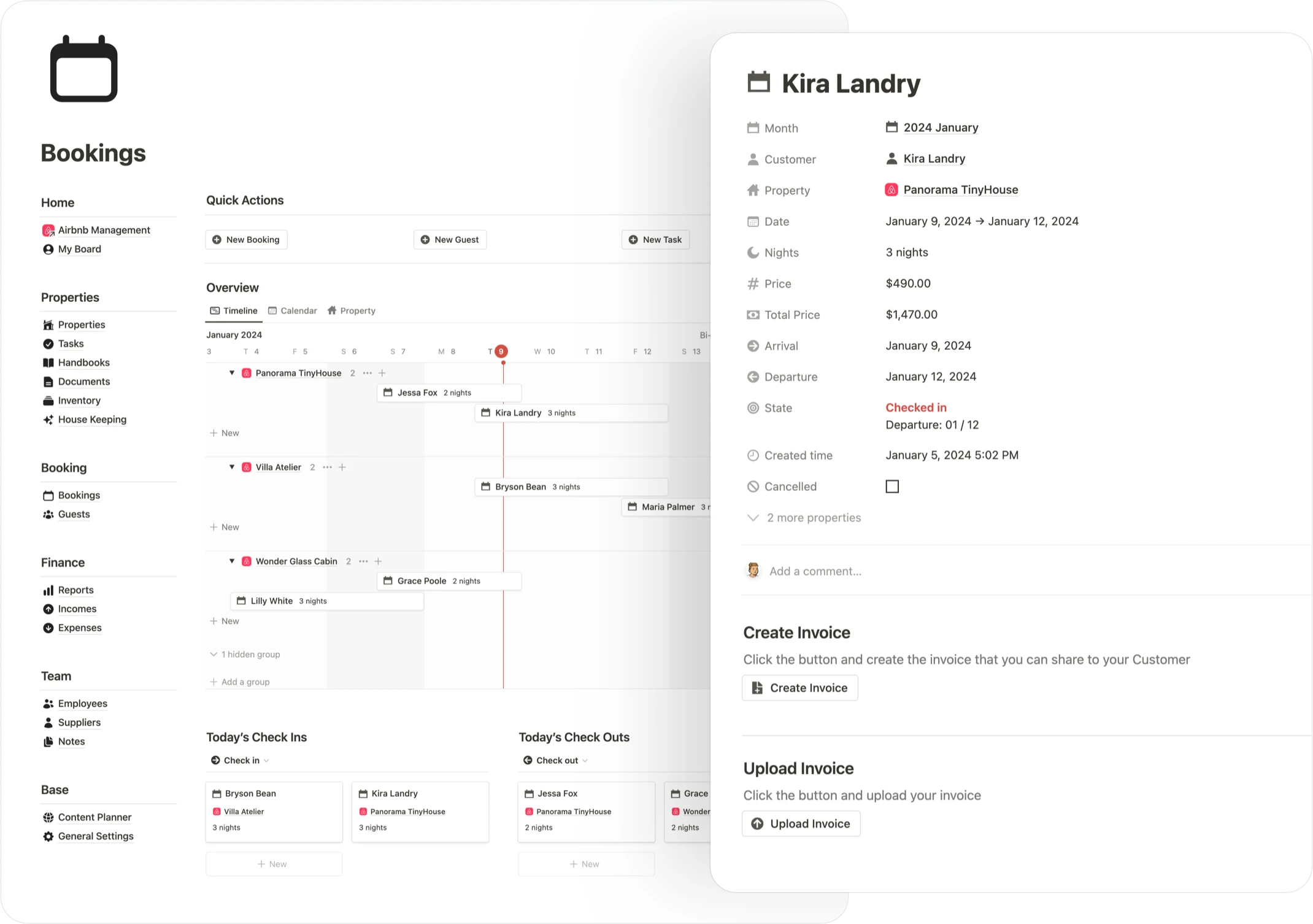 Notion Airbnb Management