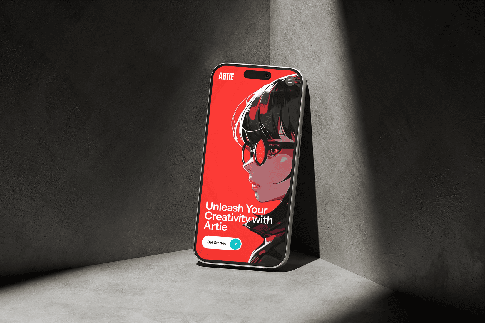 Above shot of sitting man