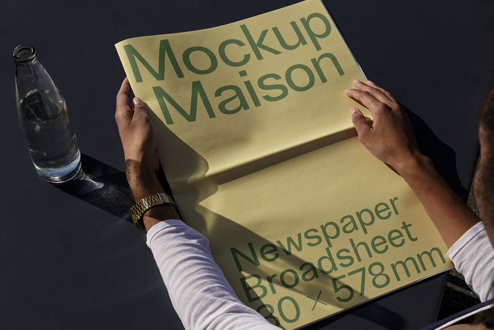 News Paper Display Mockup