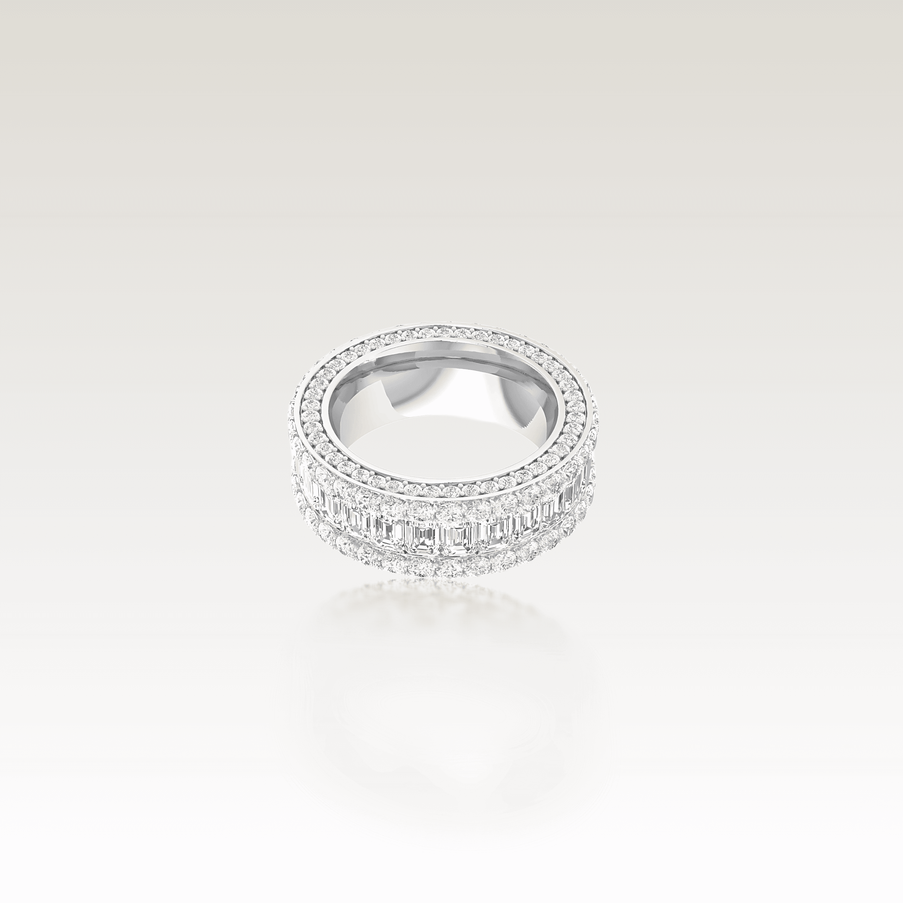 SAINT' Tennis Baguette Ring image 3