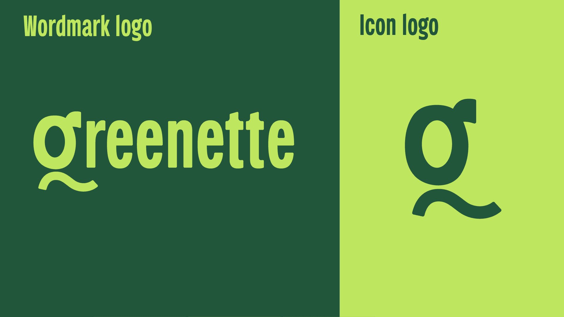 Greenette logo with a plant background.