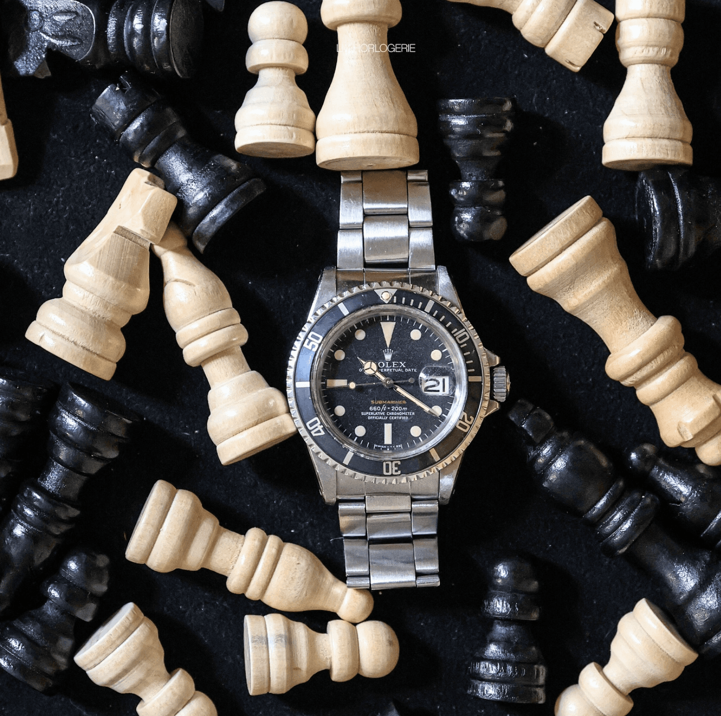 Rear view of black car