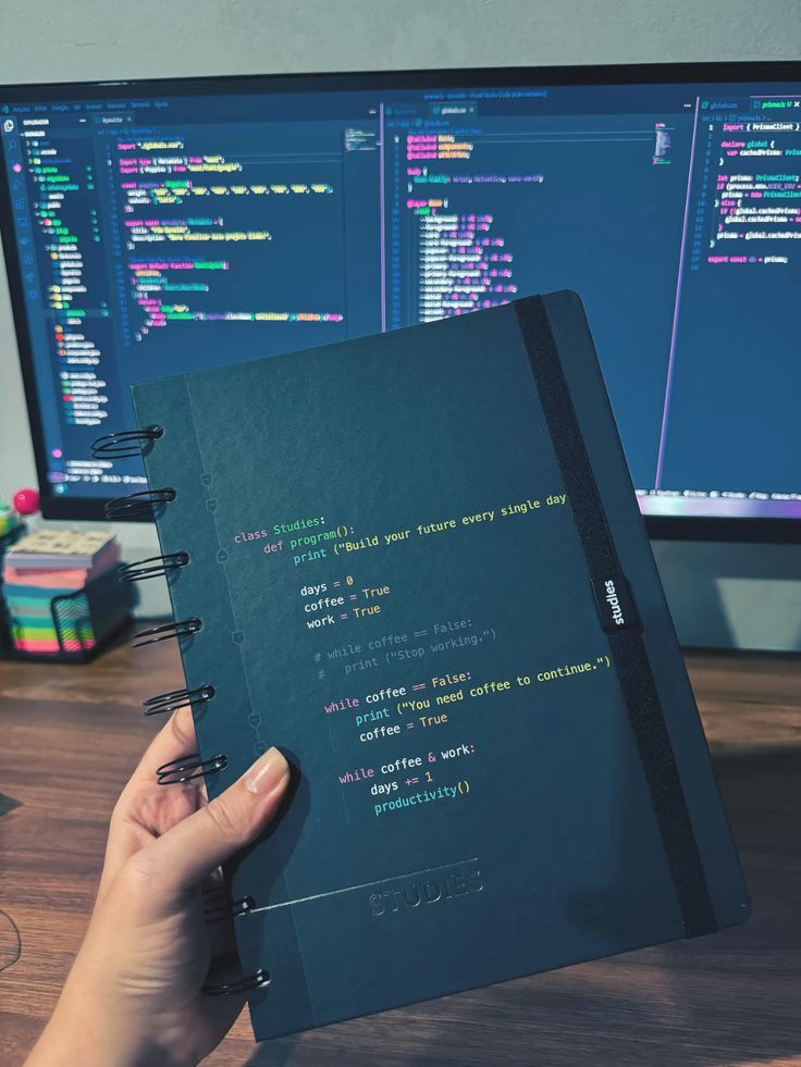 Closeup image of random code