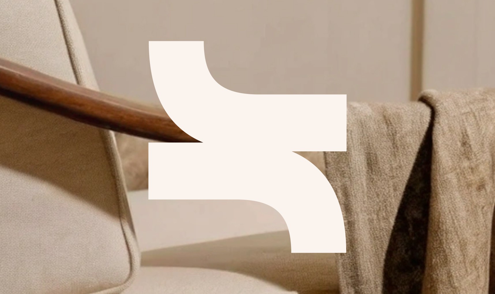 Minimalist coffee can design in hand – black and white packaging with bold typography