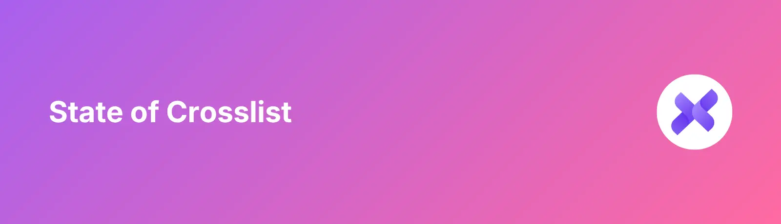 State of Crosslist - banner
