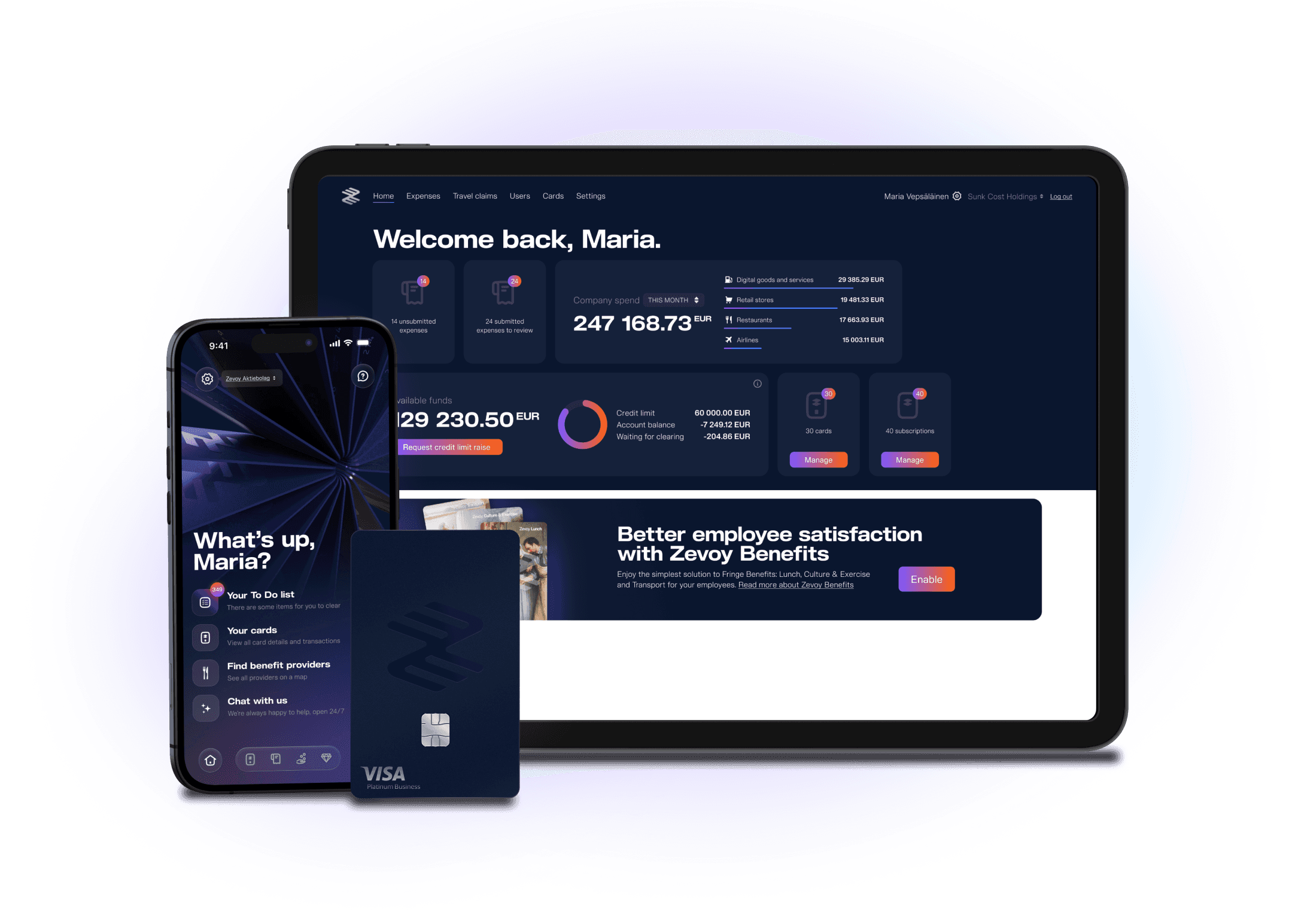 Smart workflows and smooth integrations with Zevoy Expenses
