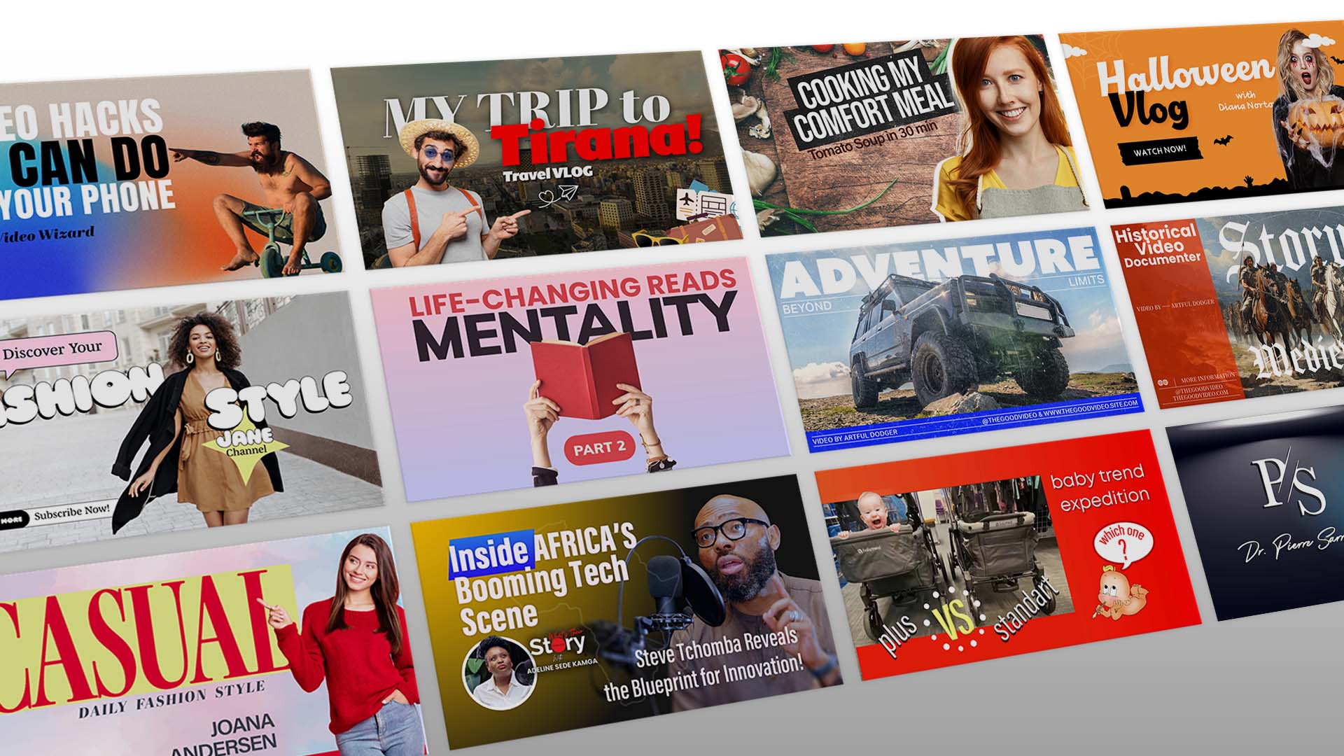 YouTube thumbnails