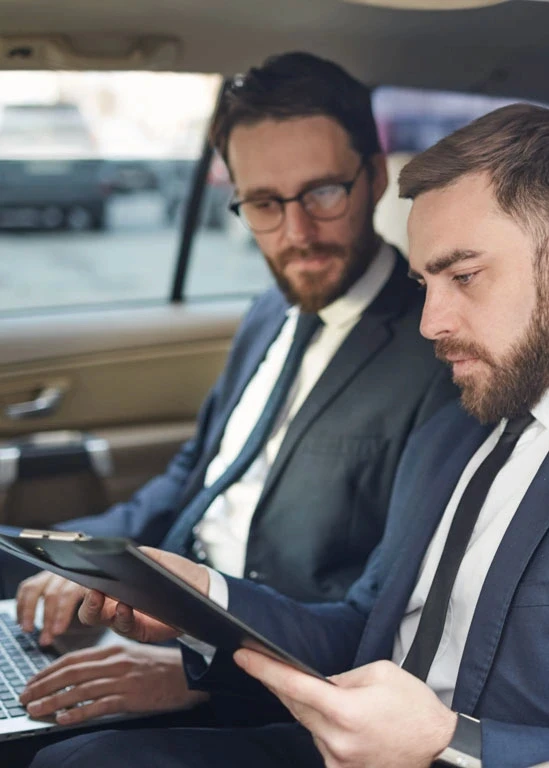 Coach explaining something to an athlete