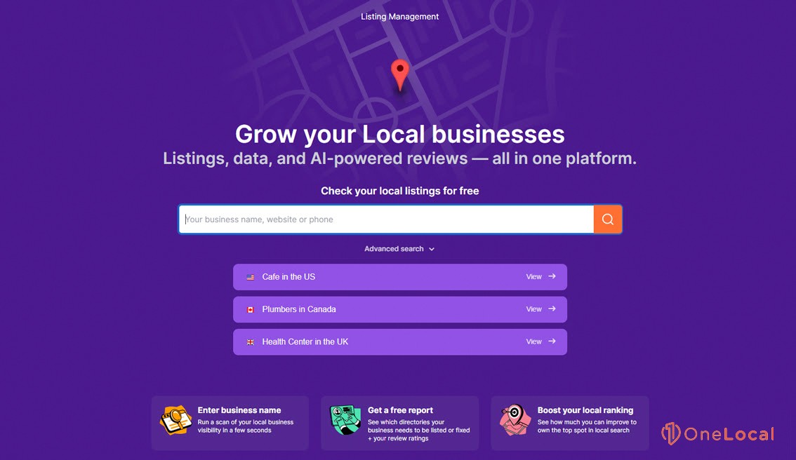Semrush Listing Management