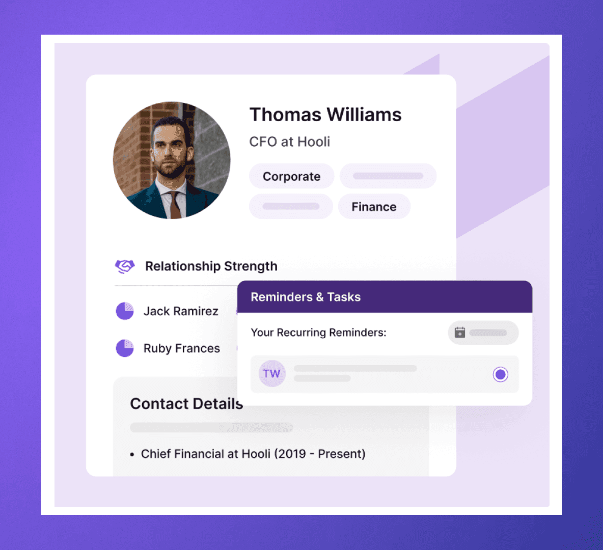 4Degrees is designed to centralize relationship data