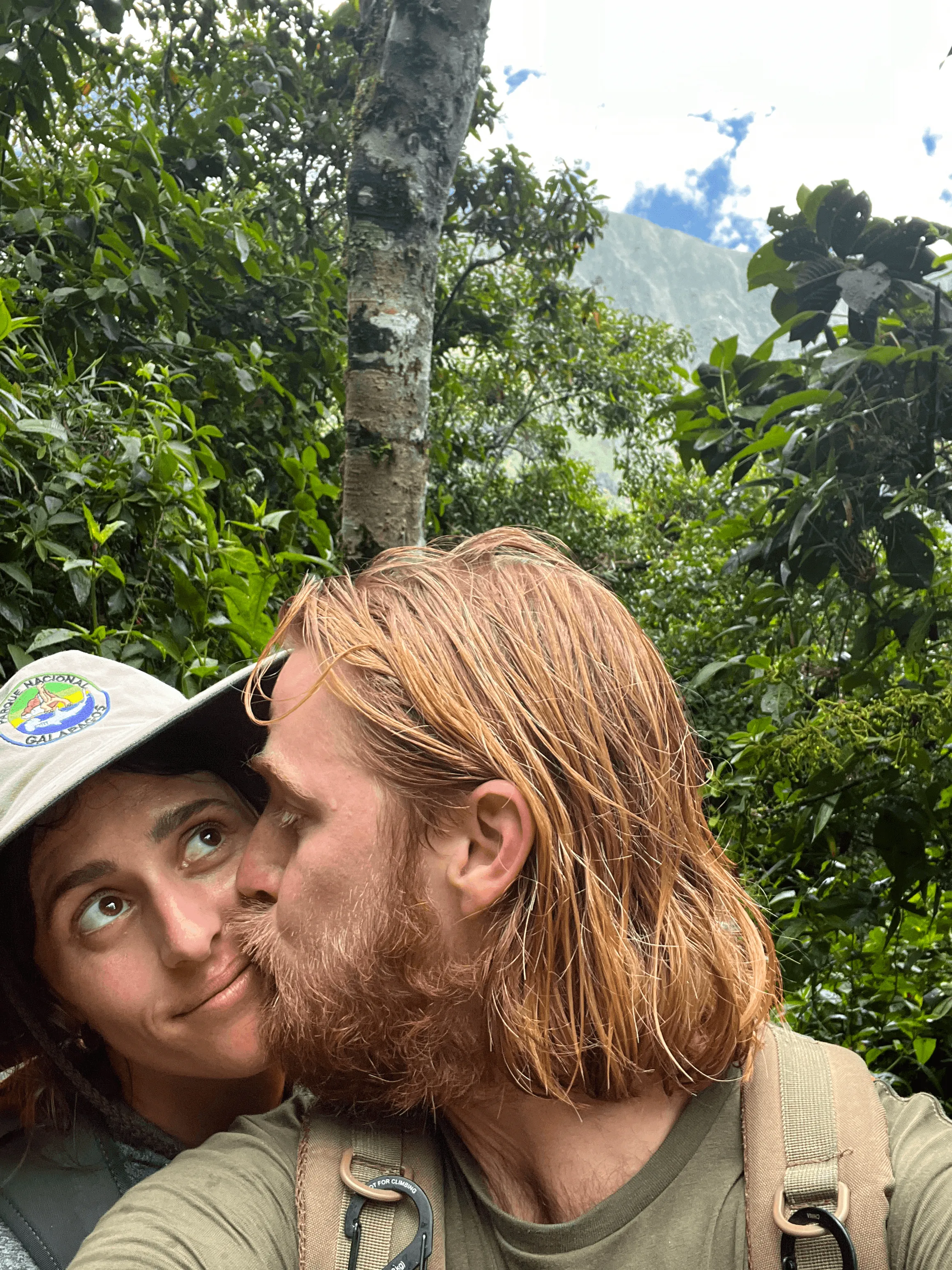 Nick Collins in the rainforest