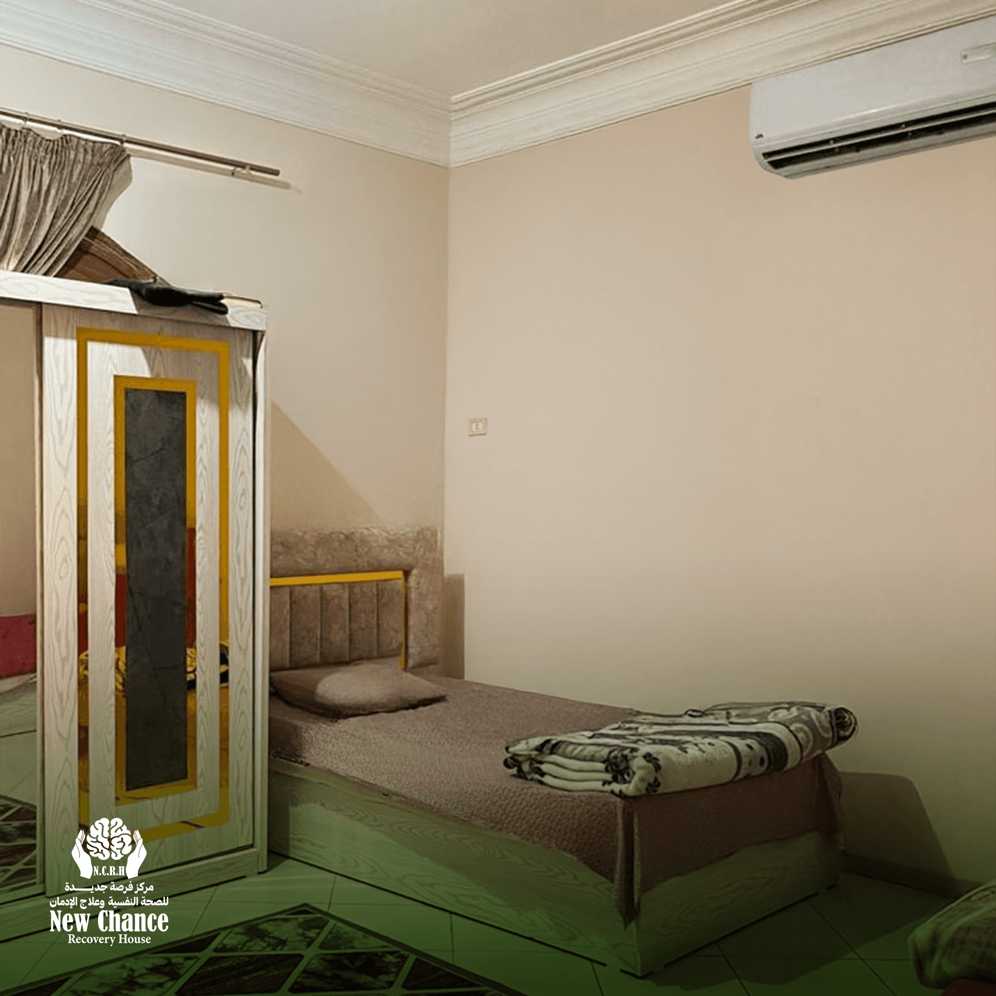 Comfortable patient lounge for relaxation and support
