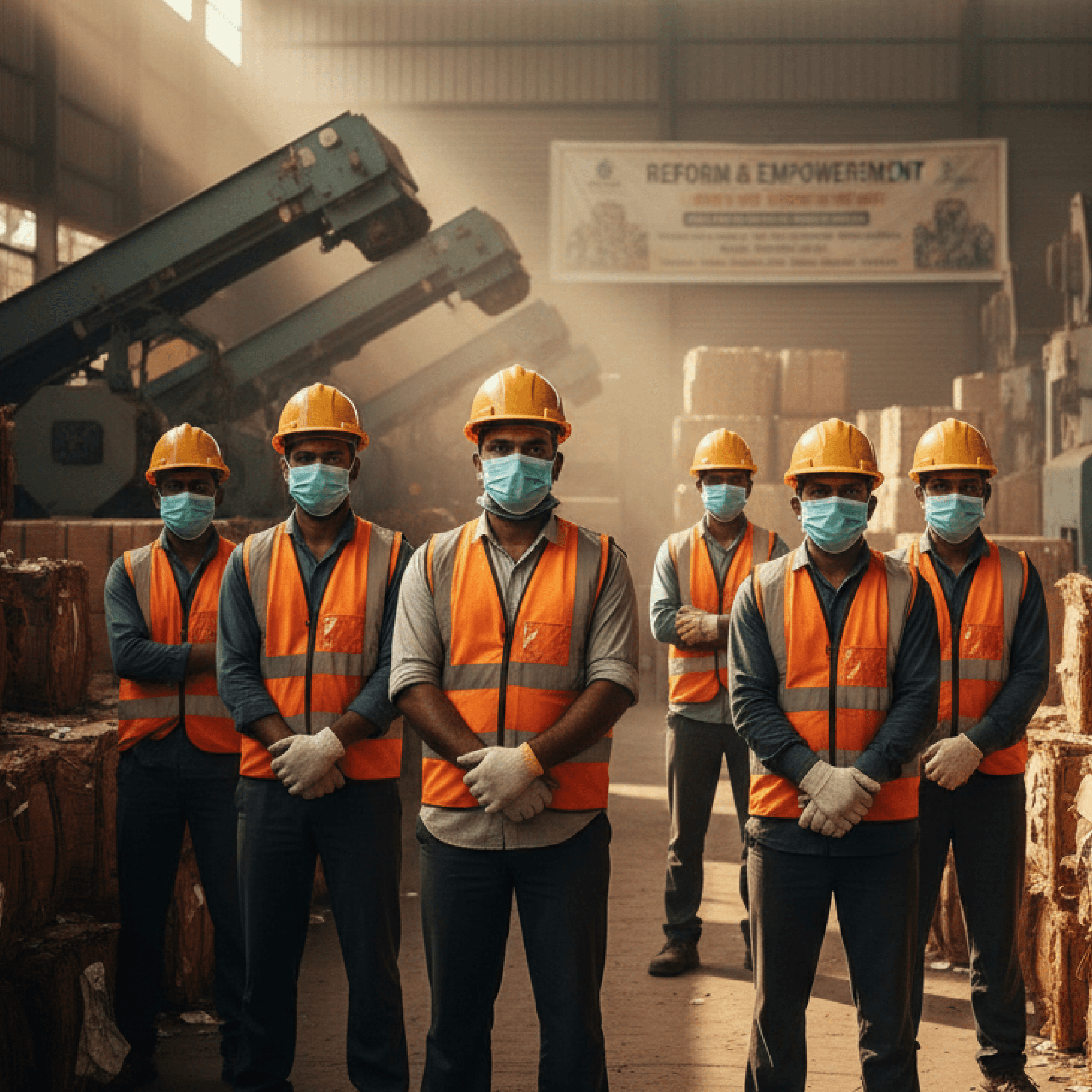 Woman in red outfit poses by a red telephone booth.
