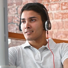 Man with Headphones