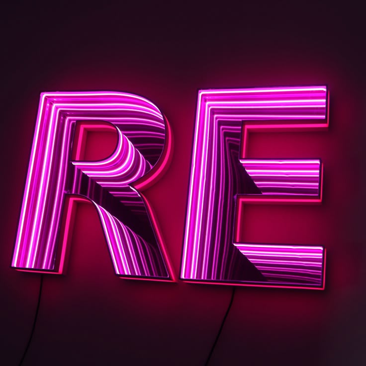 enseigne effet infini